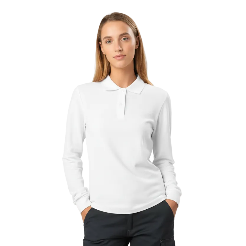 Polo Donna Manica Lunga