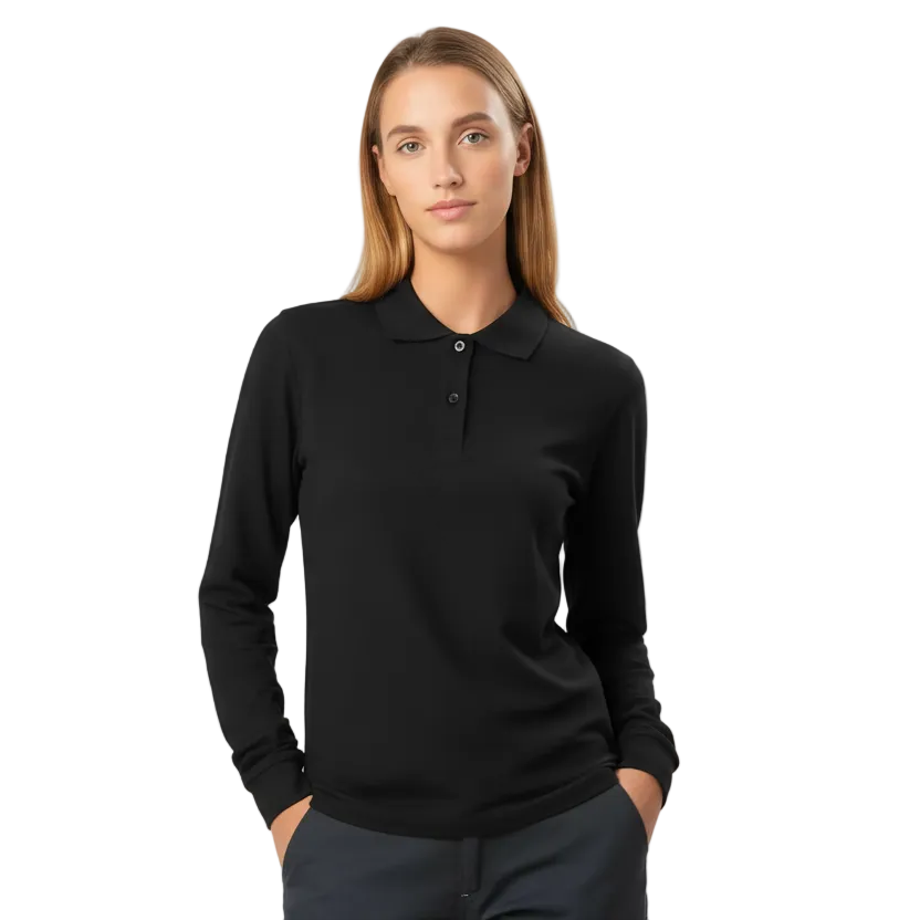 Polo Donna Manica Lunga