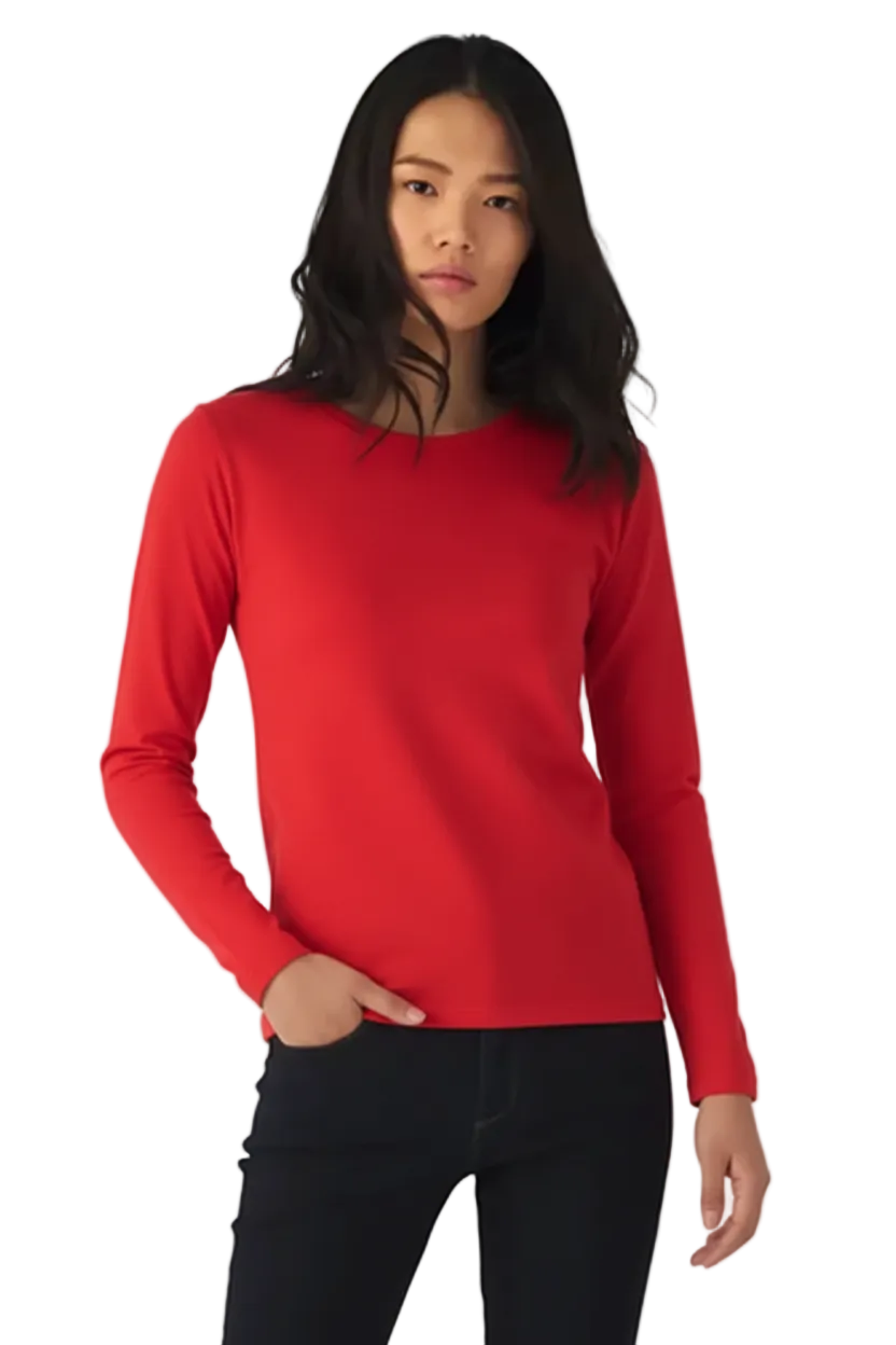 T-Shirt Donna Manica Lunga Pesante