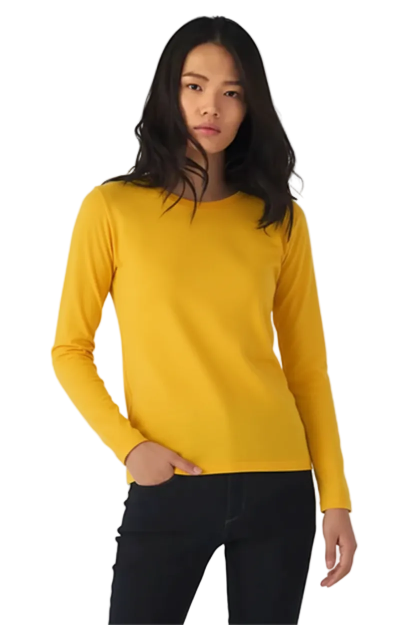 T-Shirt Donna Manica Lunga Pesante