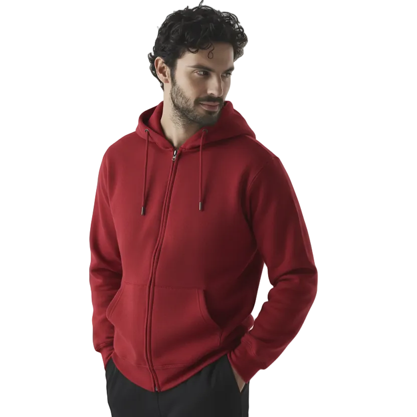 Felpa Uomo con Cappuccio e Zip