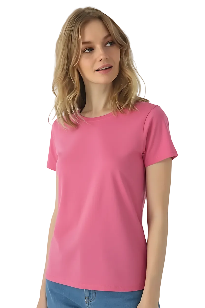 T-Shirt Donna Girocollo Manica Corta