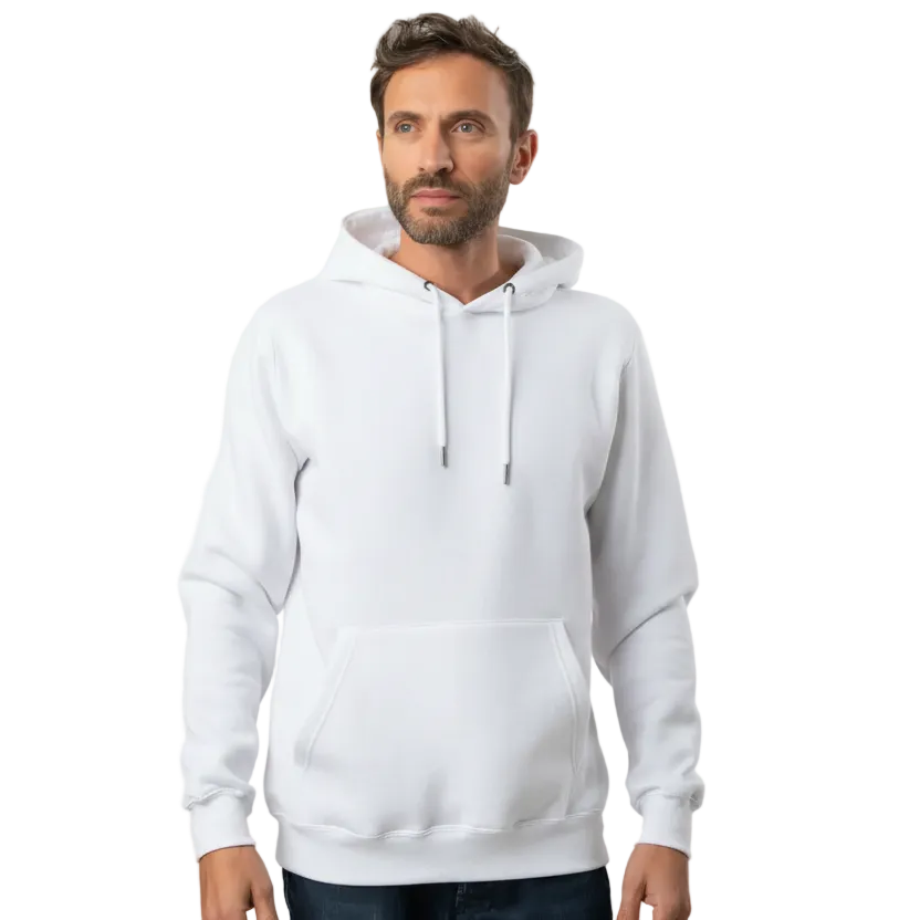 Felpa Unisex con Cappuccio e Tascone