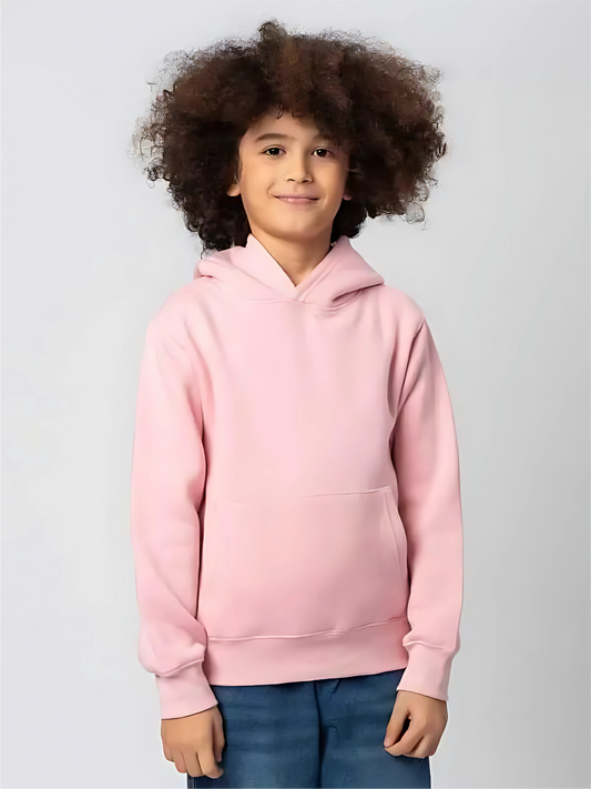 Felpa Bambini Unisex con Cappuccio e Tascone