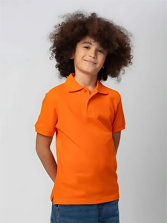 Short Sleeve Polo Shirt for Kids